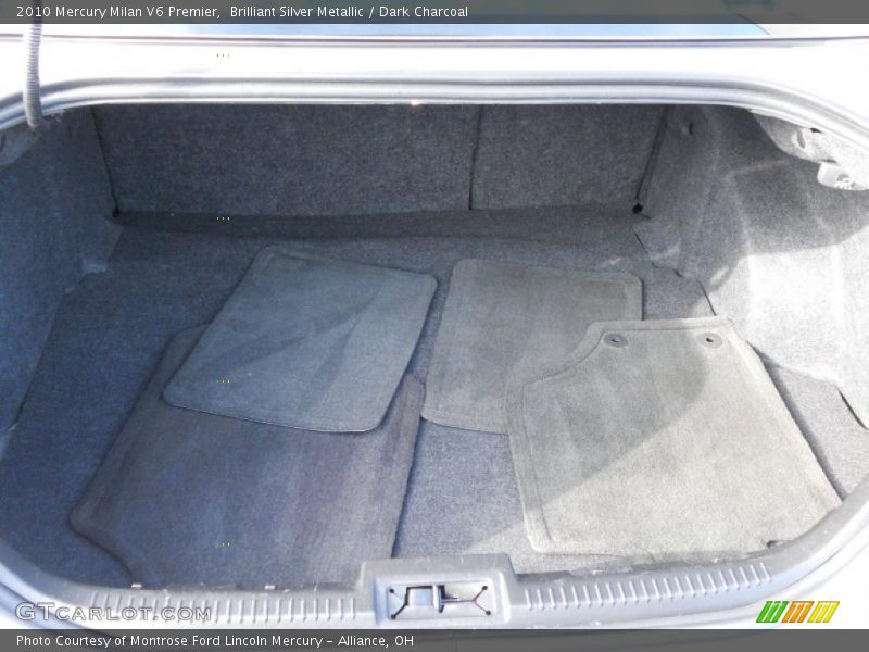 Brilliant Silver Metallic / Dark Charcoal 2010 Mercury Milan V6 Premier