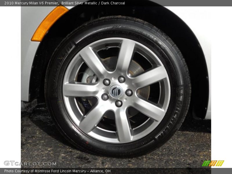 Brilliant Silver Metallic / Dark Charcoal 2010 Mercury Milan V6 Premier