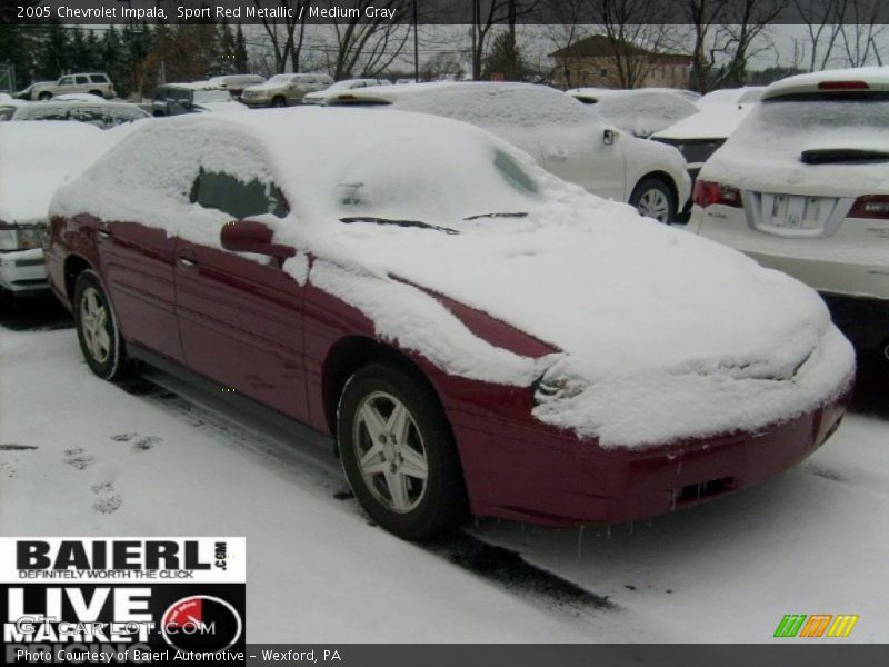 Sport Red Metallic / Medium Gray 2005 Chevrolet Impala