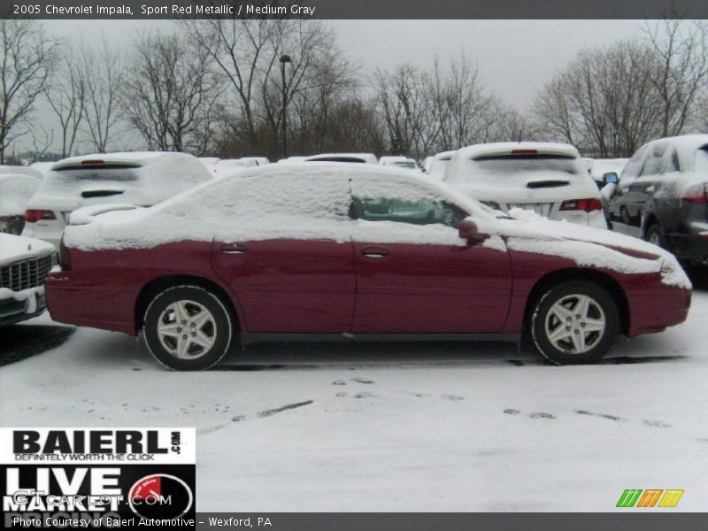 Sport Red Metallic / Medium Gray 2005 Chevrolet Impala