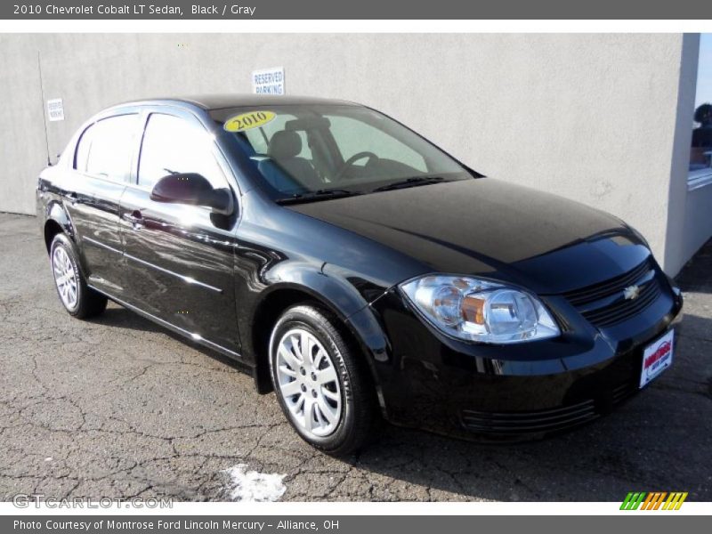 Black / Gray 2010 Chevrolet Cobalt LT Sedan