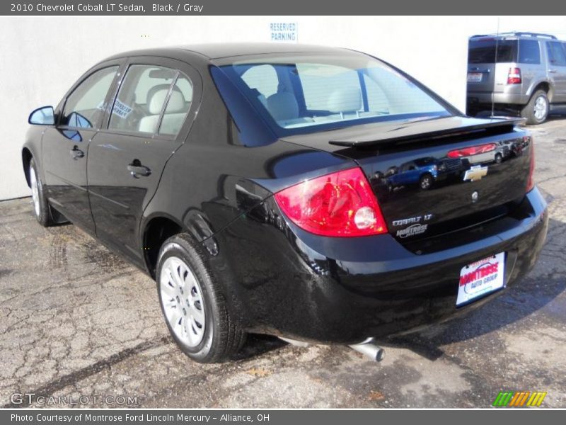 Black / Gray 2010 Chevrolet Cobalt LT Sedan