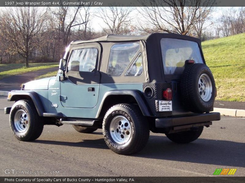 Gunmetal Pearl / Gray 1997 Jeep Wrangler Sport 4x4