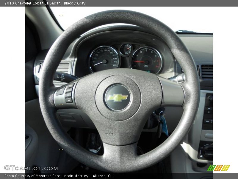 Black / Gray 2010 Chevrolet Cobalt LT Sedan