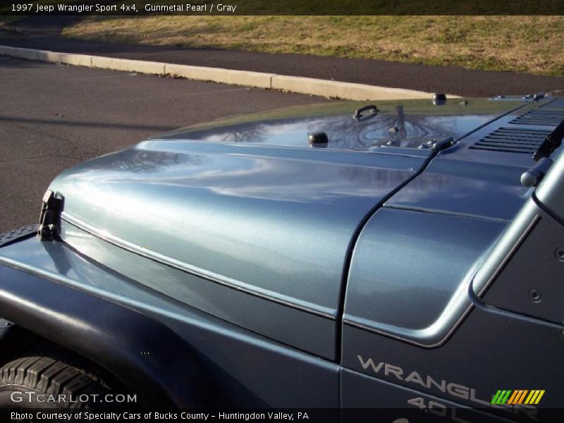 Gunmetal Pearl / Gray 1997 Jeep Wrangler Sport 4x4