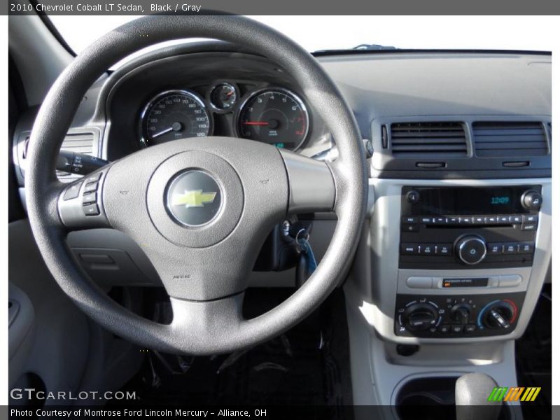 Black / Gray 2010 Chevrolet Cobalt LT Sedan