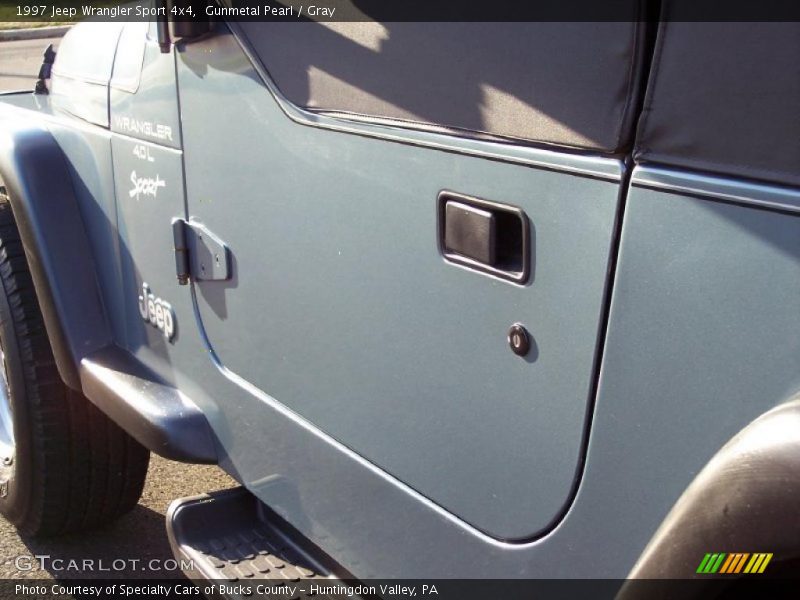 Gunmetal Pearl / Gray 1997 Jeep Wrangler Sport 4x4