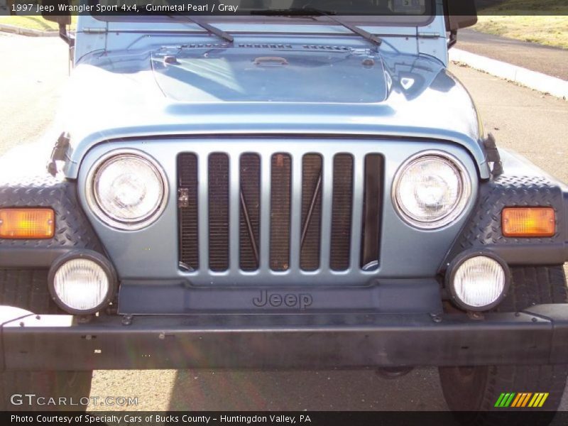 Gunmetal Pearl / Gray 1997 Jeep Wrangler Sport 4x4