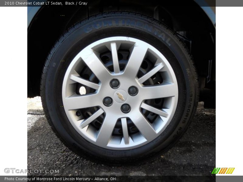Black / Gray 2010 Chevrolet Cobalt LT Sedan