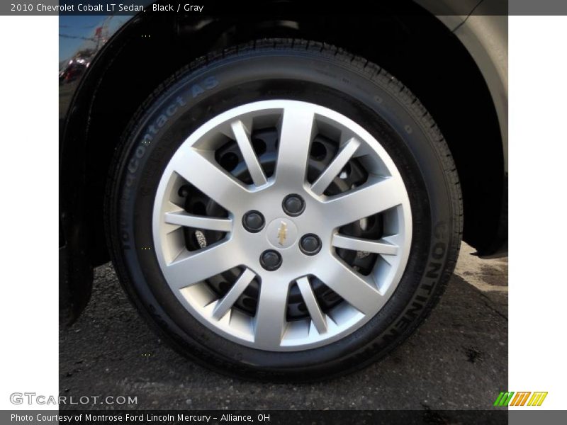 Black / Gray 2010 Chevrolet Cobalt LT Sedan