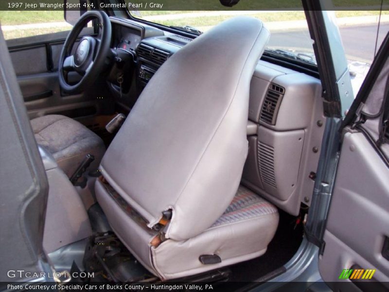 Gunmetal Pearl / Gray 1997 Jeep Wrangler Sport 4x4