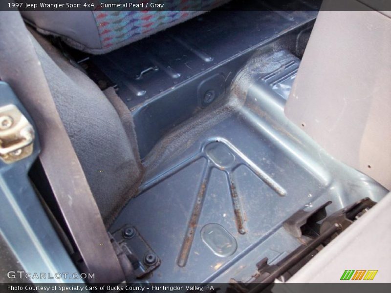 Gunmetal Pearl / Gray 1997 Jeep Wrangler Sport 4x4