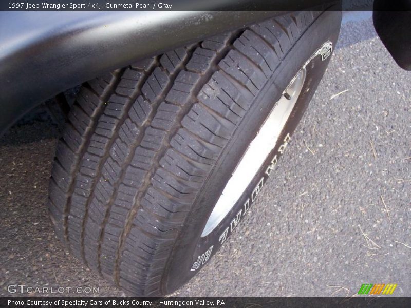 Gunmetal Pearl / Gray 1997 Jeep Wrangler Sport 4x4