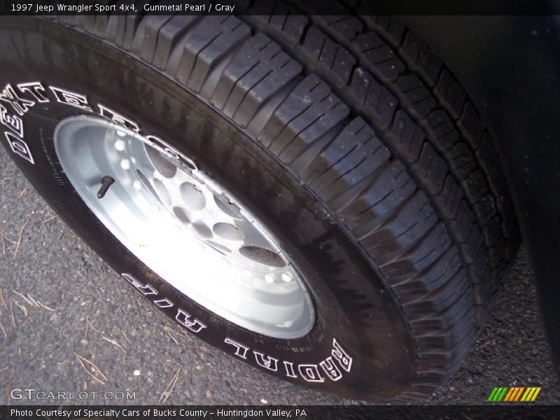 Gunmetal Pearl / Gray 1997 Jeep Wrangler Sport 4x4