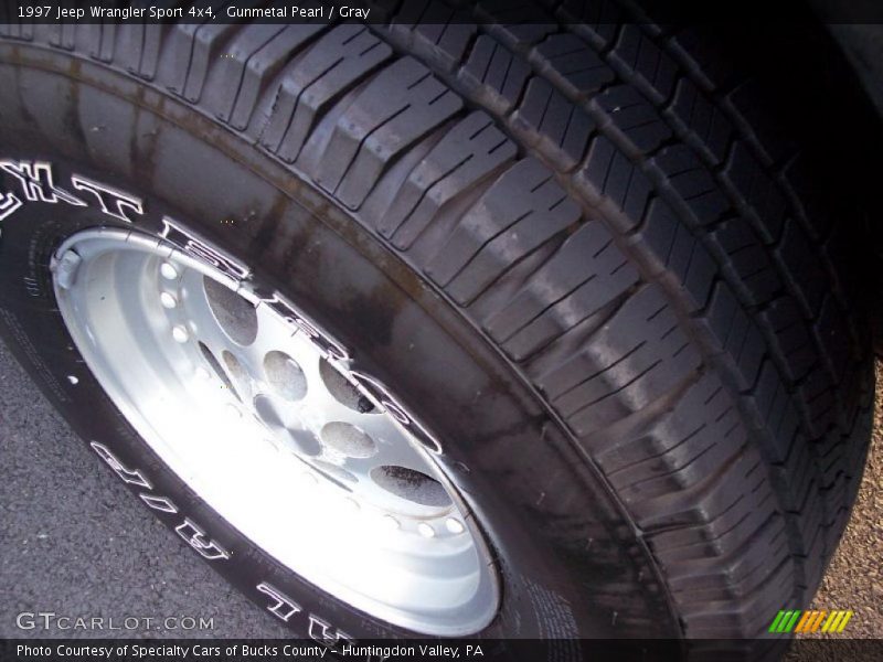 Gunmetal Pearl / Gray 1997 Jeep Wrangler Sport 4x4