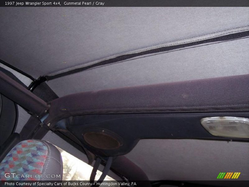 Gunmetal Pearl / Gray 1997 Jeep Wrangler Sport 4x4