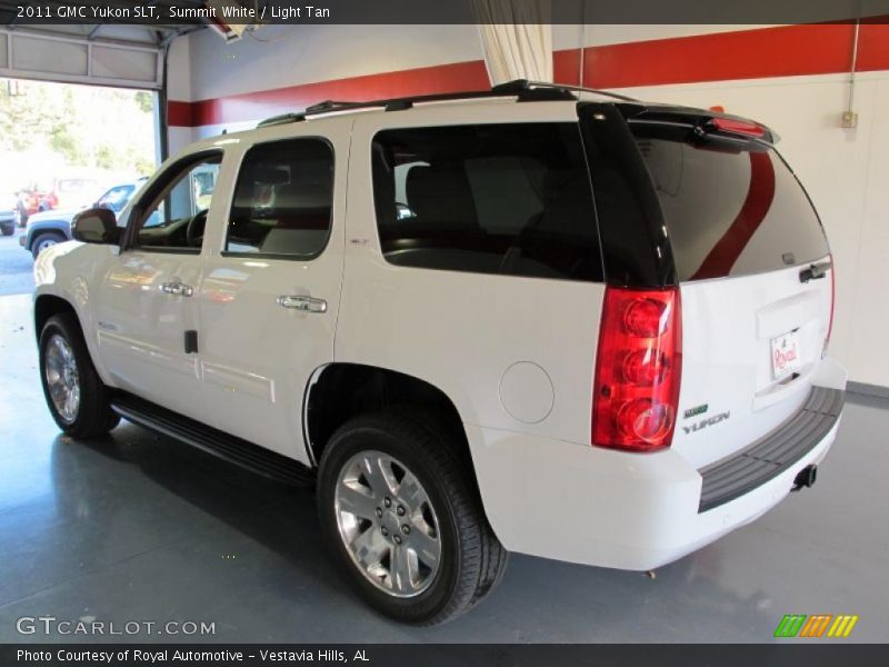 Summit White / Light Tan 2011 GMC Yukon SLT