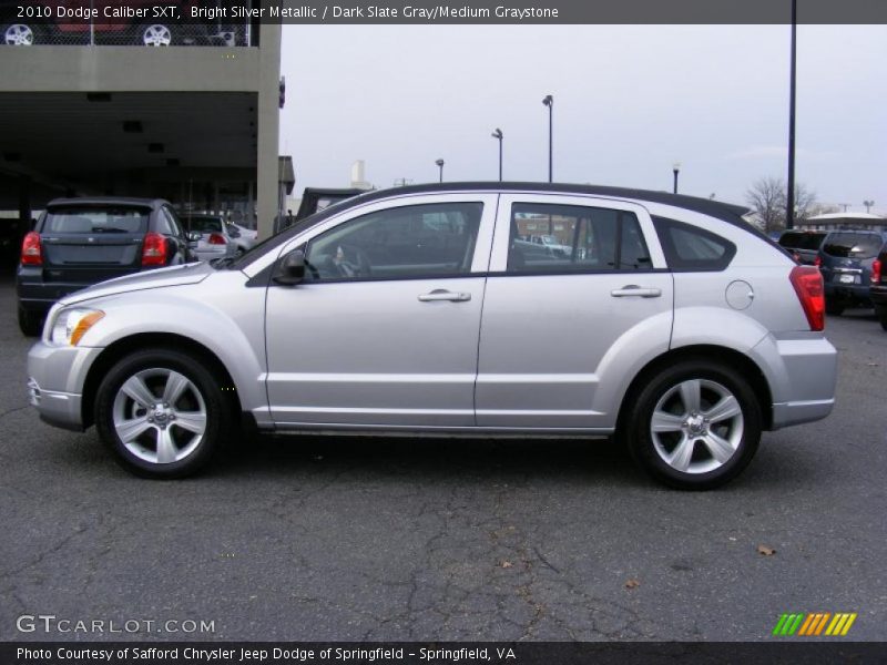 Bright Silver Metallic / Dark Slate Gray/Medium Graystone 2010 Dodge Caliber SXT
