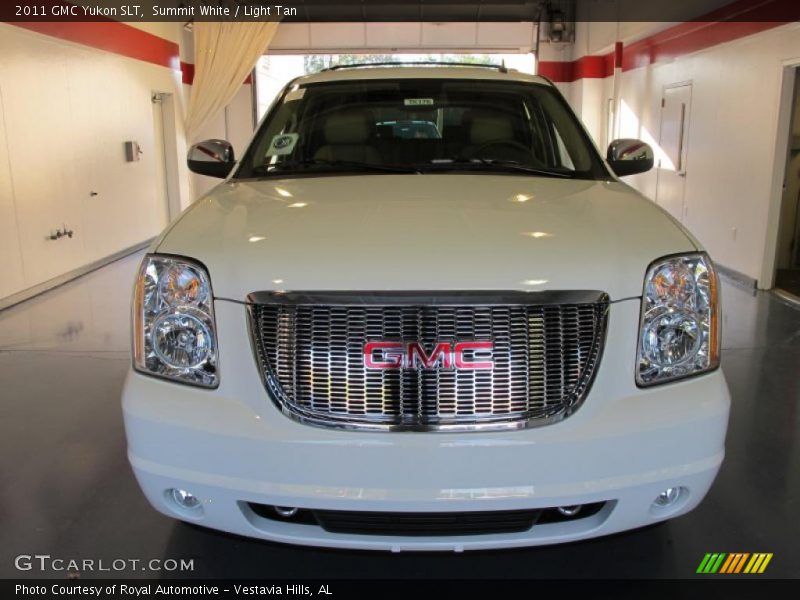 Summit White / Light Tan 2011 GMC Yukon SLT