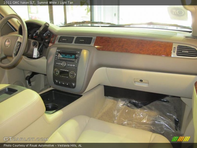 Summit White / Light Tan 2011 GMC Yukon SLT