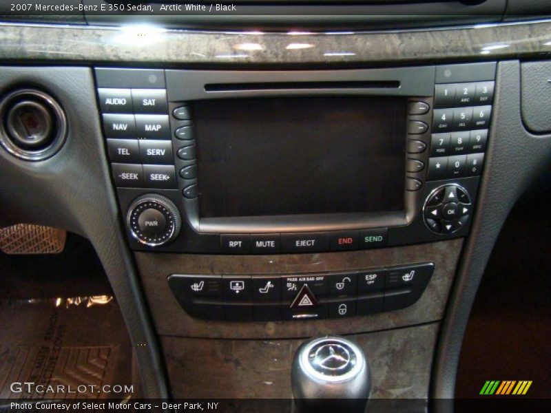 Arctic White / Black 2007 Mercedes-Benz E 350 Sedan