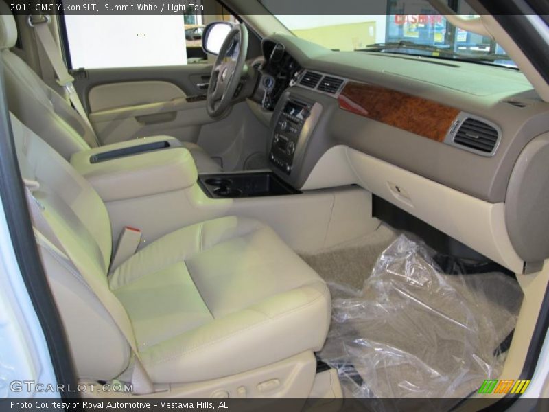 Summit White / Light Tan 2011 GMC Yukon SLT