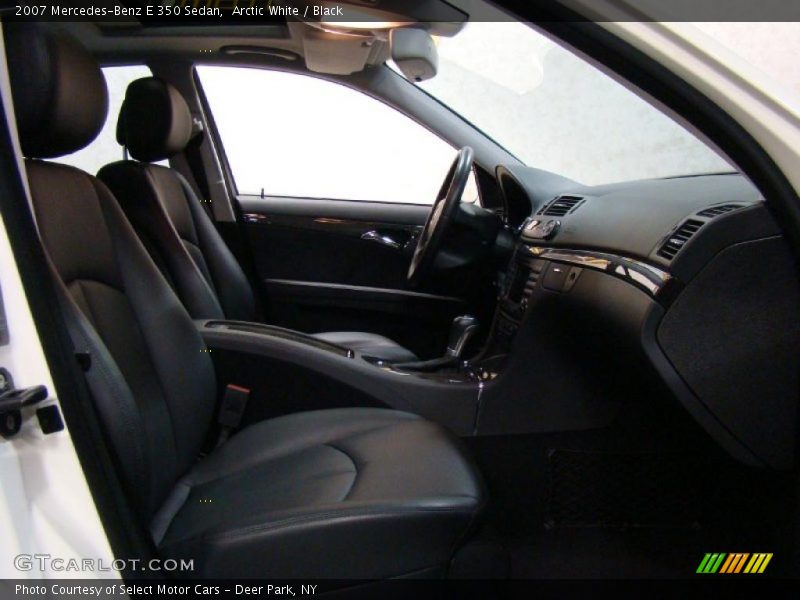 Arctic White / Black 2007 Mercedes-Benz E 350 Sedan