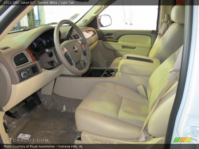 Summit White / Light Tan 2011 GMC Yukon SLT