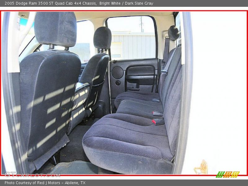 Bright White / Dark Slate Gray 2005 Dodge Ram 3500 ST Quad Cab 4x4 Chassis