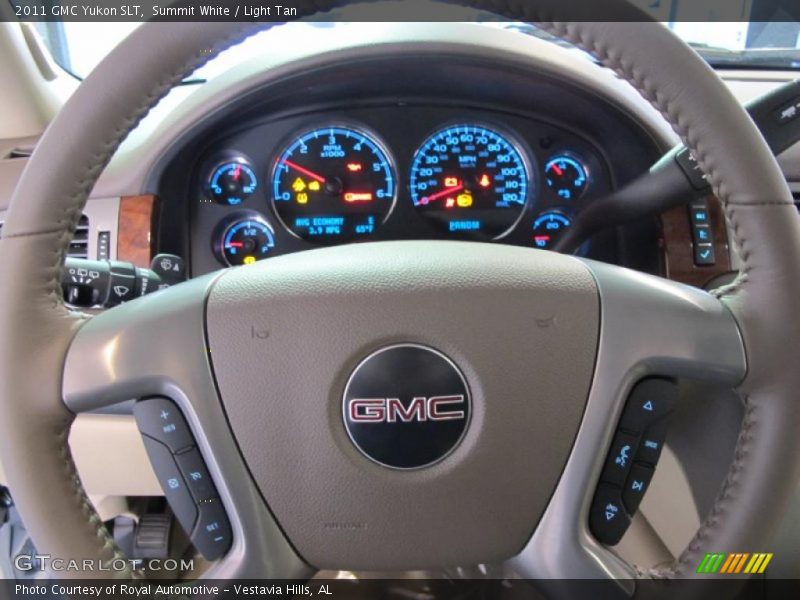 Summit White / Light Tan 2011 GMC Yukon SLT