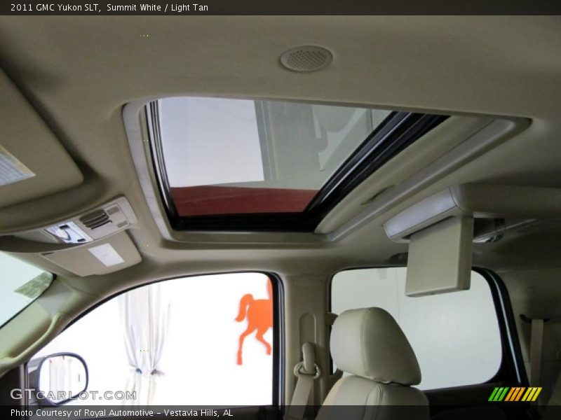 Summit White / Light Tan 2011 GMC Yukon SLT