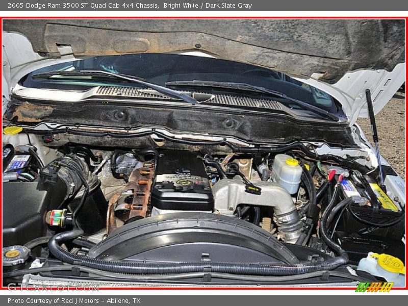 2005 Ram 3500 ST Quad Cab 4x4 Chassis Engine - 5.9 Liter OHV 24-Valve Cummins Turbo Diesel Inline 6 Cylinder