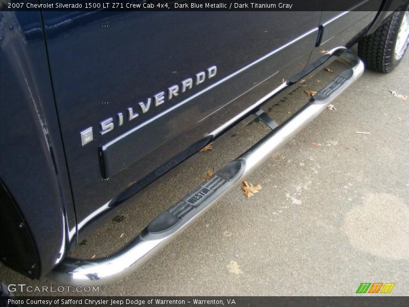 Dark Blue Metallic / Dark Titanium Gray 2007 Chevrolet Silverado 1500 LT Z71 Crew Cab 4x4