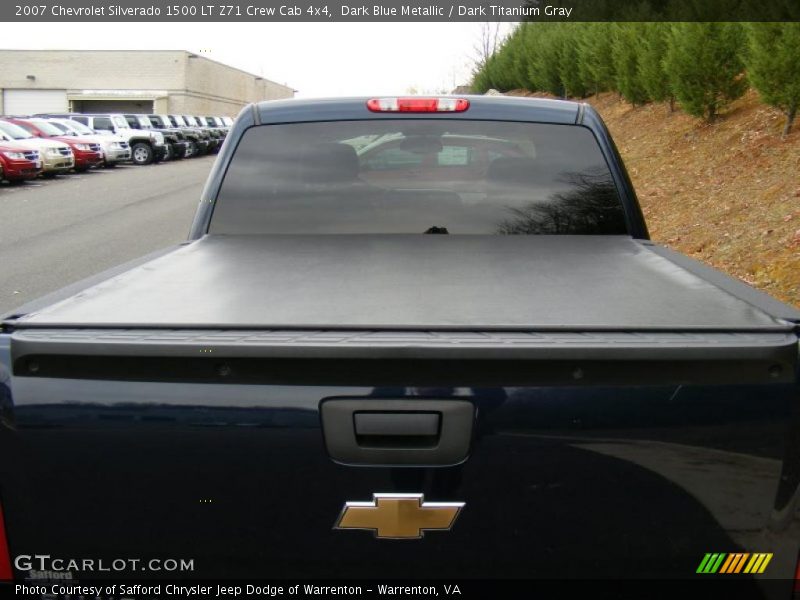 Dark Blue Metallic / Dark Titanium Gray 2007 Chevrolet Silverado 1500 LT Z71 Crew Cab 4x4