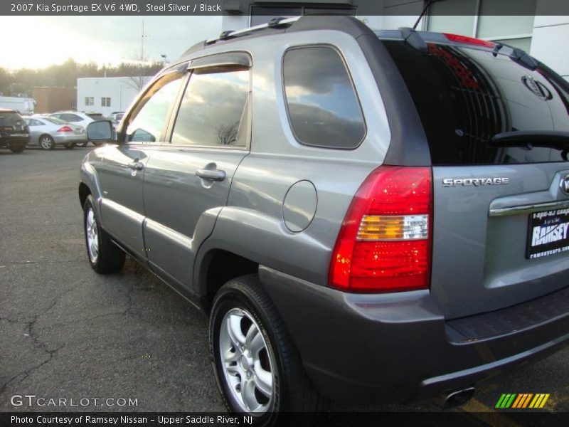 Steel Silver / Black 2007 Kia Sportage EX V6 4WD