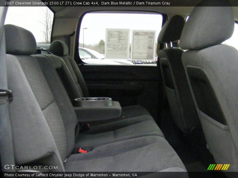 Dark Blue Metallic / Dark Titanium Gray 2007 Chevrolet Silverado 1500 LT Z71 Crew Cab 4x4