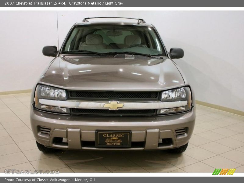 Graystone Metallic / Light Gray 2007 Chevrolet TrailBlazer LS 4x4