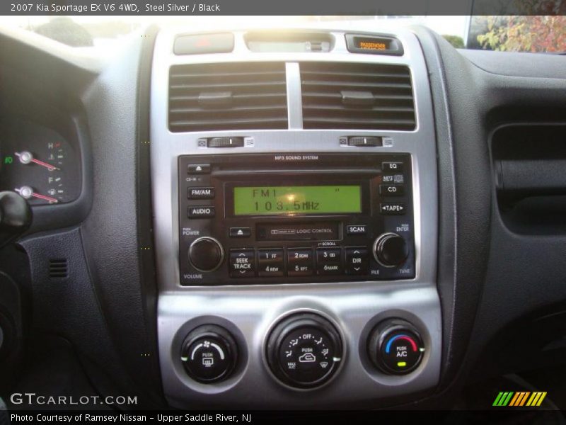 Steel Silver / Black 2007 Kia Sportage EX V6 4WD