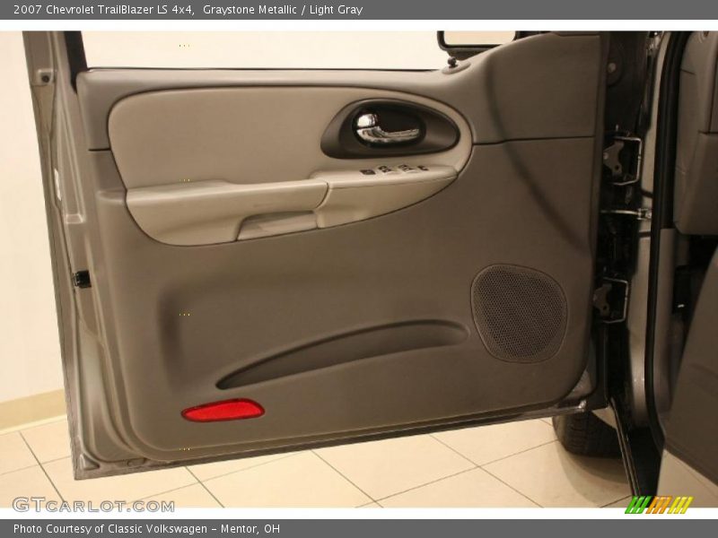 Graystone Metallic / Light Gray 2007 Chevrolet TrailBlazer LS 4x4