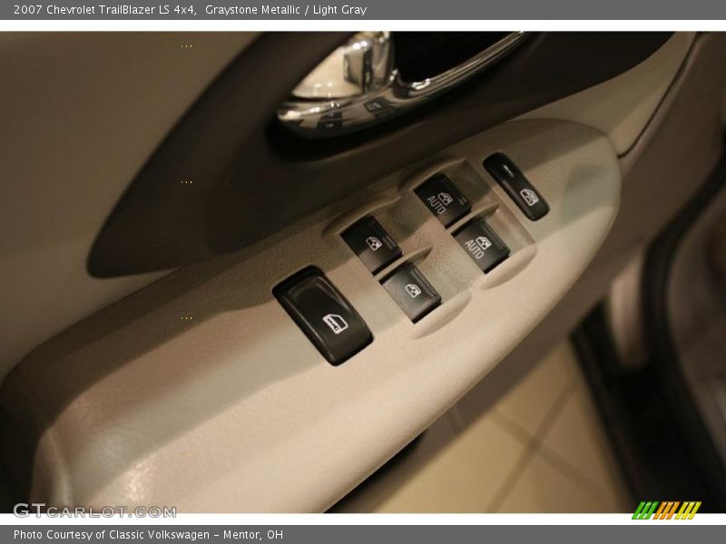 Graystone Metallic / Light Gray 2007 Chevrolet TrailBlazer LS 4x4