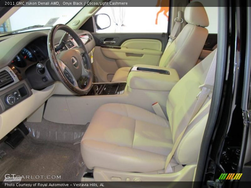 Onyx Black / Cocoa/Light Cashmere 2011 GMC Yukon Denali AWD