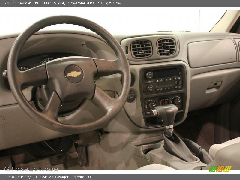 Graystone Metallic / Light Gray 2007 Chevrolet TrailBlazer LS 4x4
