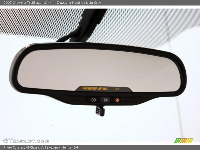 Graystone Metallic / Light Gray 2007 Chevrolet TrailBlazer LS 4x4