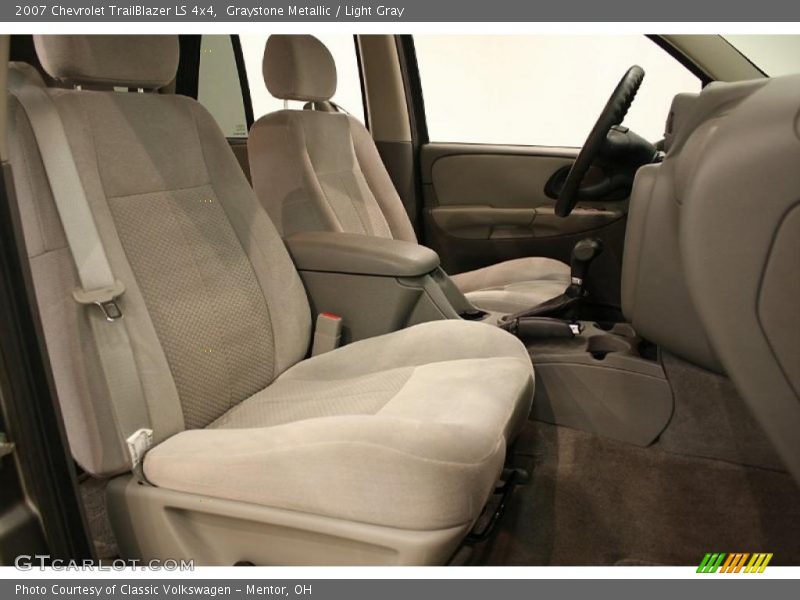 Graystone Metallic / Light Gray 2007 Chevrolet TrailBlazer LS 4x4