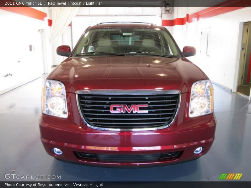 Red Jewel Tintcoat / Light Tan 2011 GMC Yukon SLT