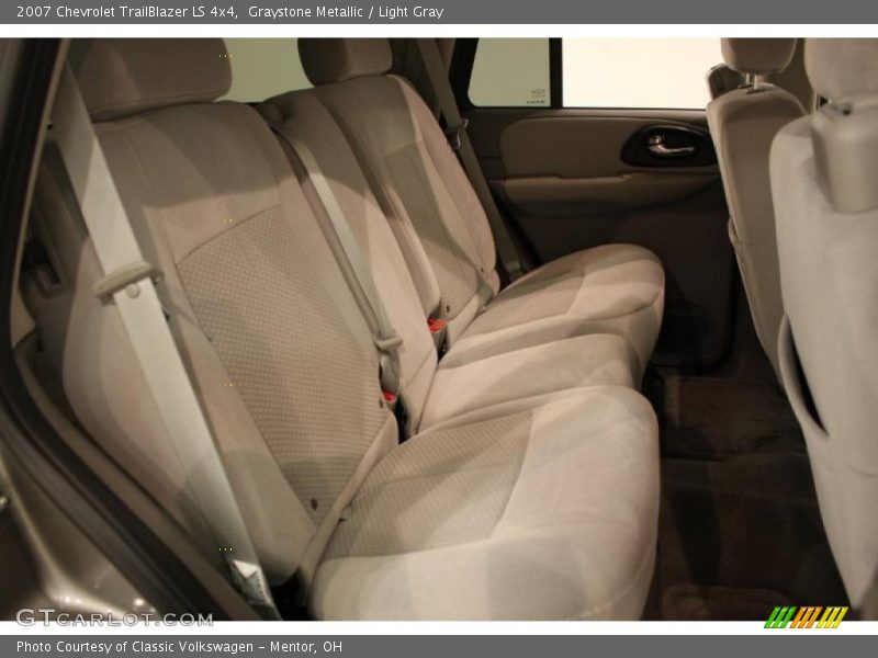 Graystone Metallic / Light Gray 2007 Chevrolet TrailBlazer LS 4x4