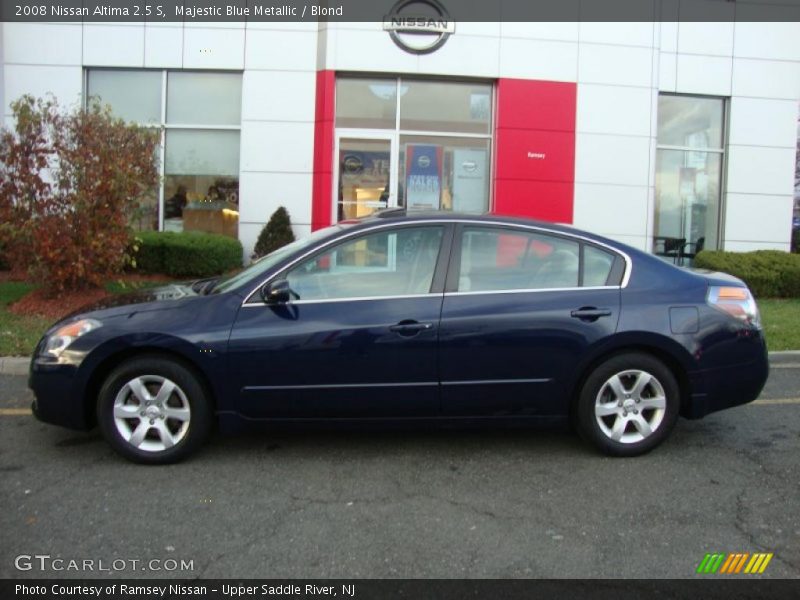 Majestic Blue Metallic / Blond 2008 Nissan Altima 2.5 S