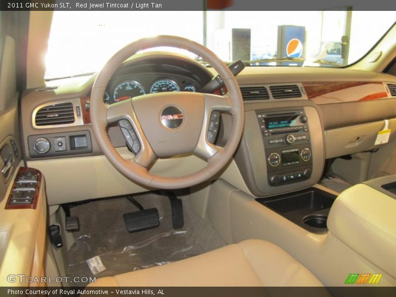 Red Jewel Tintcoat / Light Tan 2011 GMC Yukon SLT