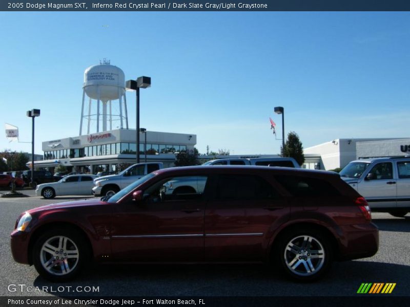 Inferno Red Crystal Pearl / Dark Slate Gray/Light Graystone 2005 Dodge Magnum SXT