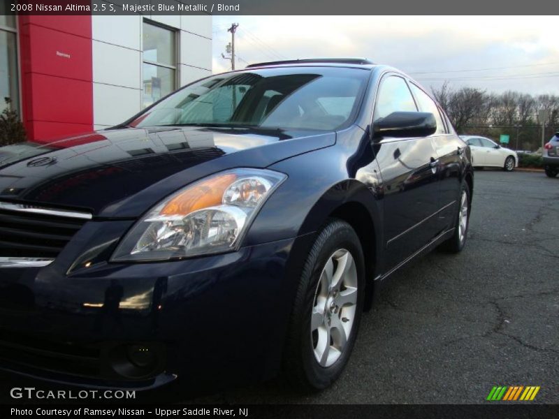 Majestic Blue Metallic / Blond 2008 Nissan Altima 2.5 S